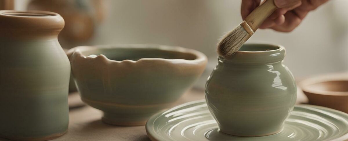 how to glaze pottery at home