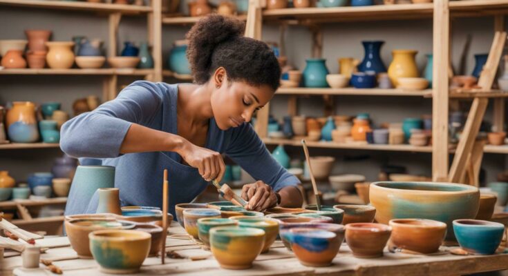 how to glaze pottery without a kiln